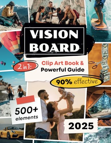 Vision Board Clip Art Book — used book cover