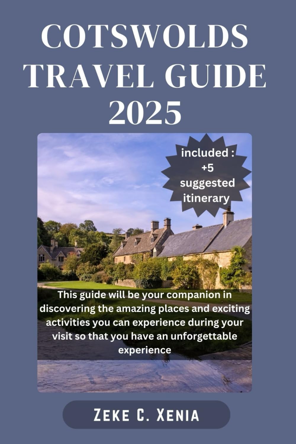 COTSWOLDS TRAVEL GUIDE — used book cover