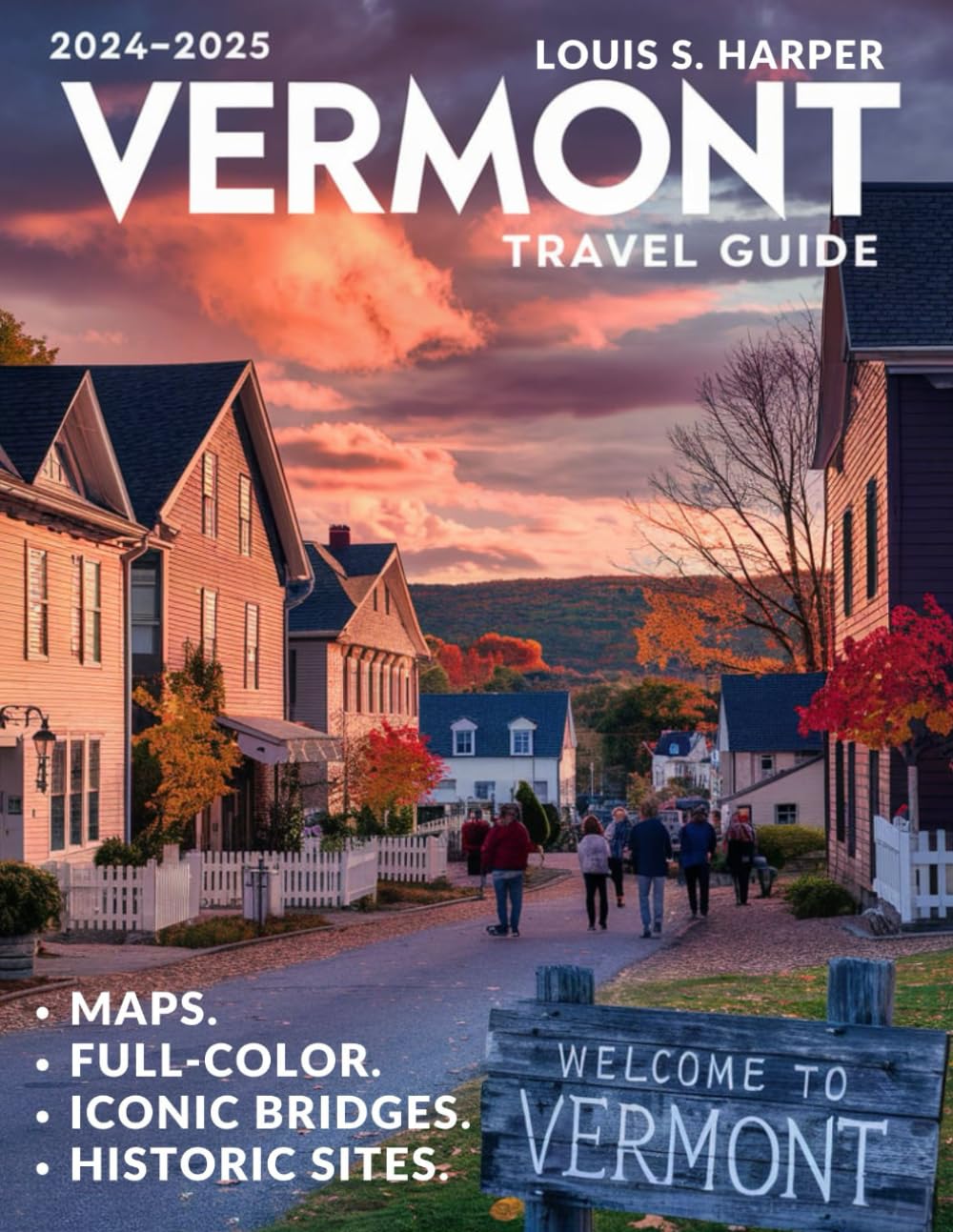 Vermont Travel guide 2024-2025 — used book cover