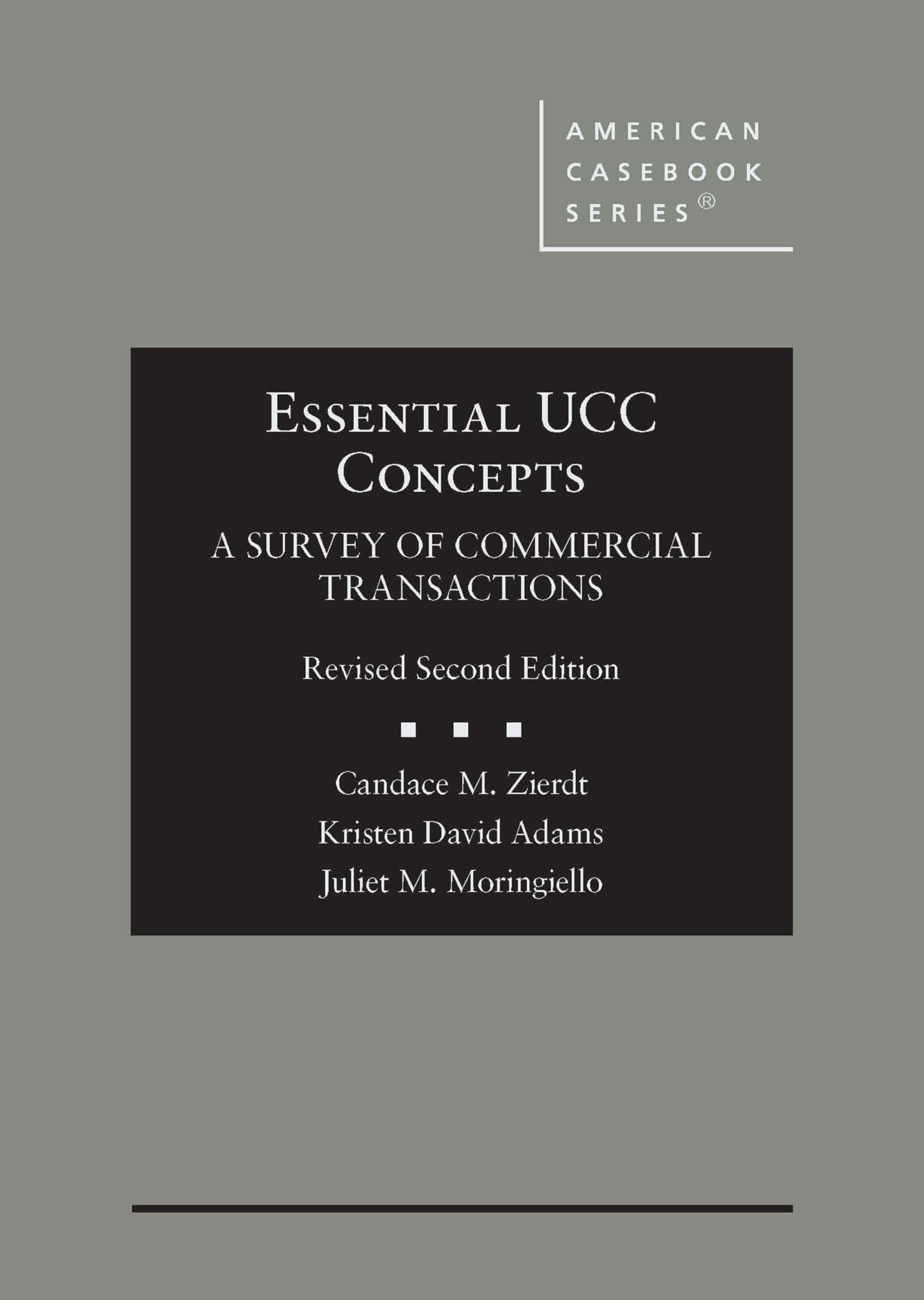 Essential UCC Concepts — used book cover