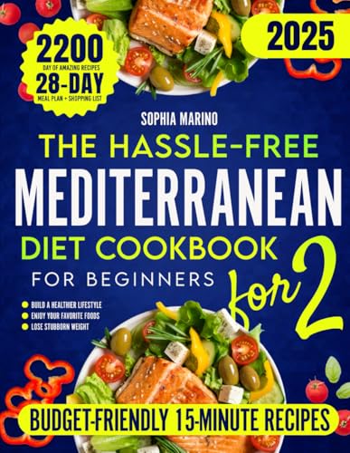 The Hassle-Free Mediterranean Diet Cookbook for Beginners — used book cover