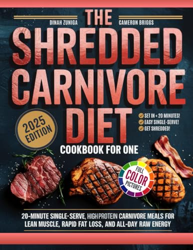 The Shredded Carnivore Diet Cookbook For One — used book cover