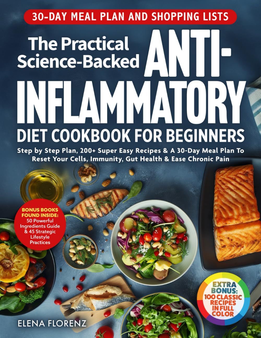 The Practical Science-Backed Anti-Inflammatory Diet Cookbook for Beginners — used book cover