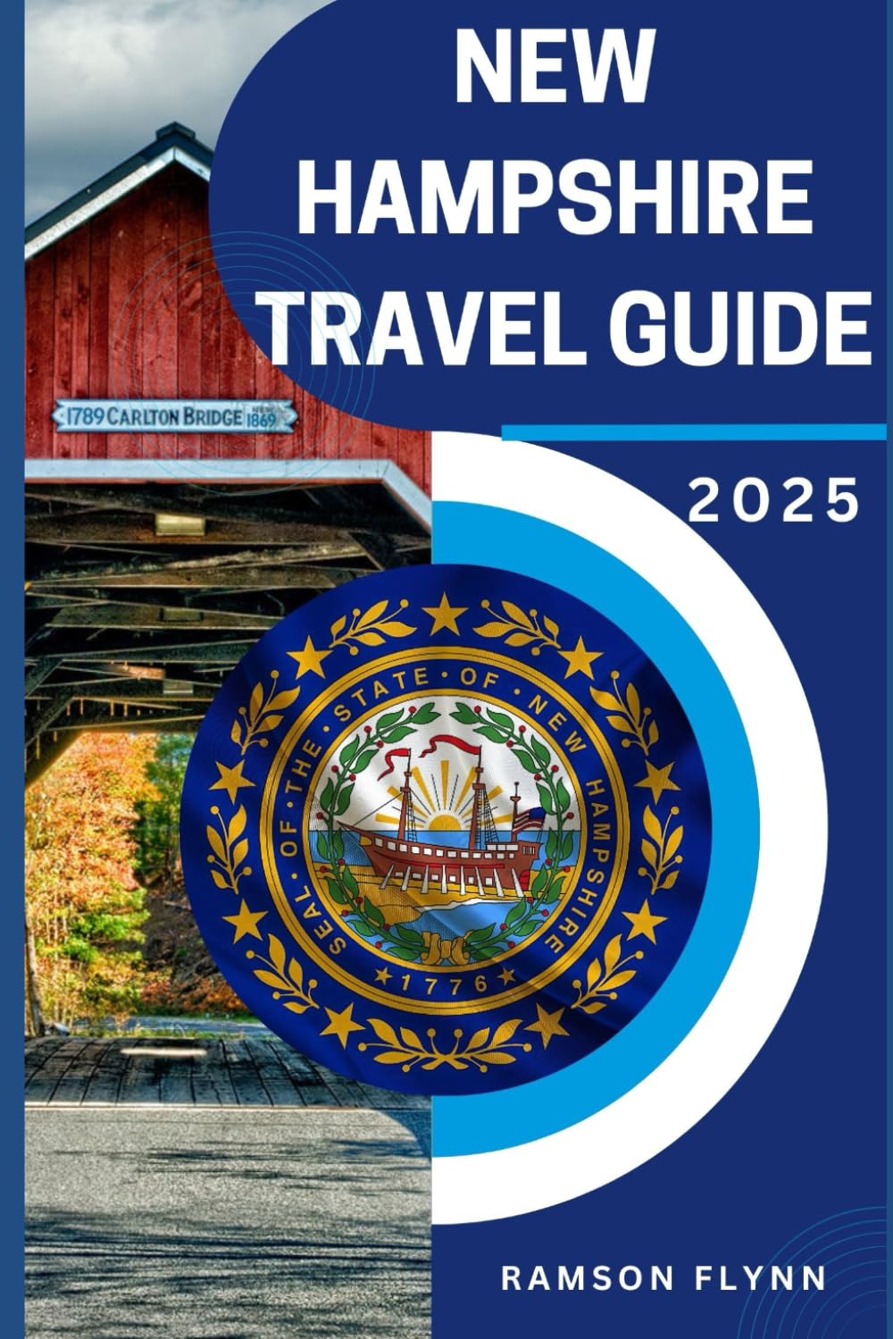 NEW HAMPSHIRE TRAVEL GUIDE 2025 — used book cover