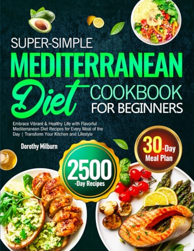 Super-Simple Mediterranean Diet Cookbook for Beginners — used book cover