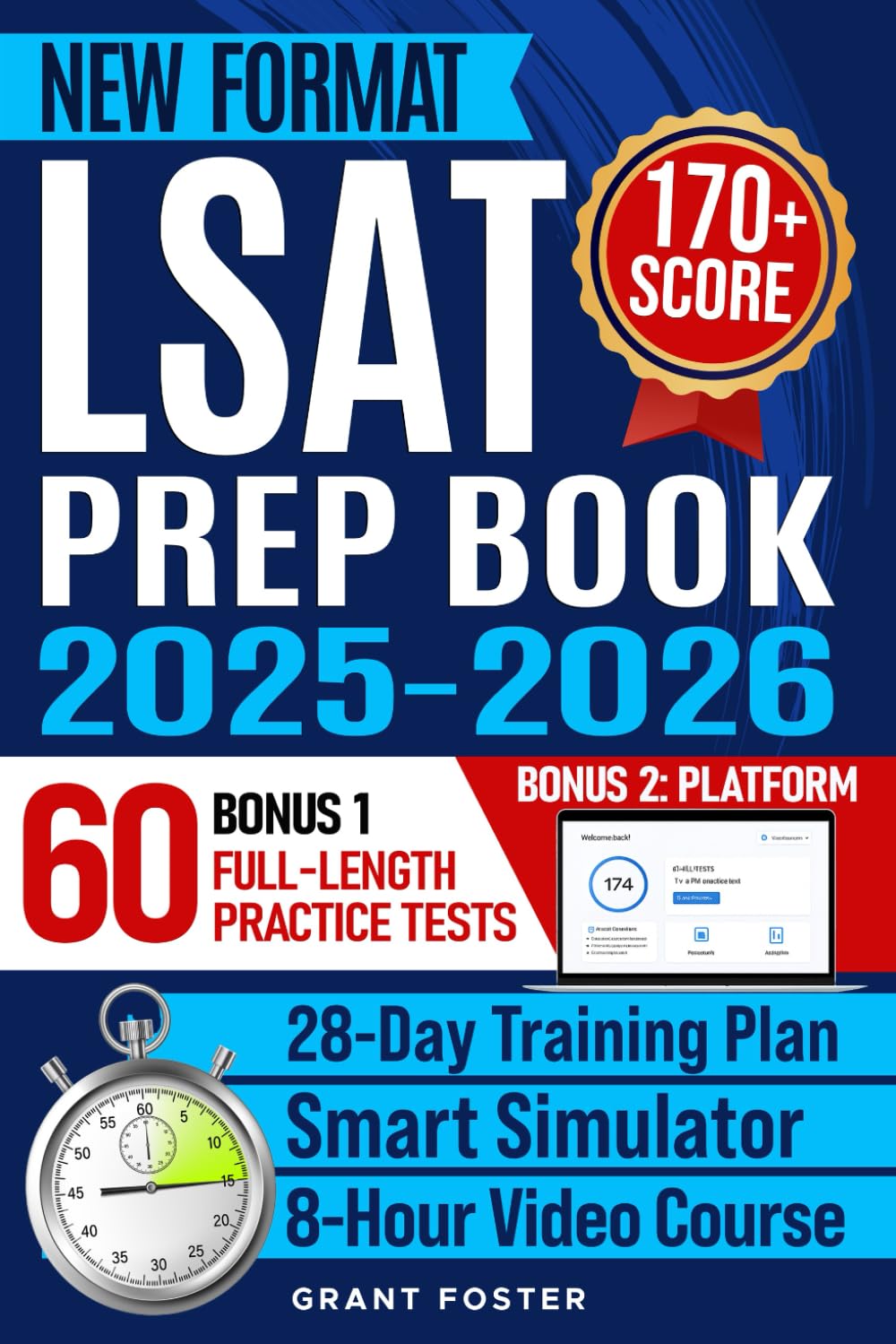 LSAT Prep Book 2025-2026 — used book cover