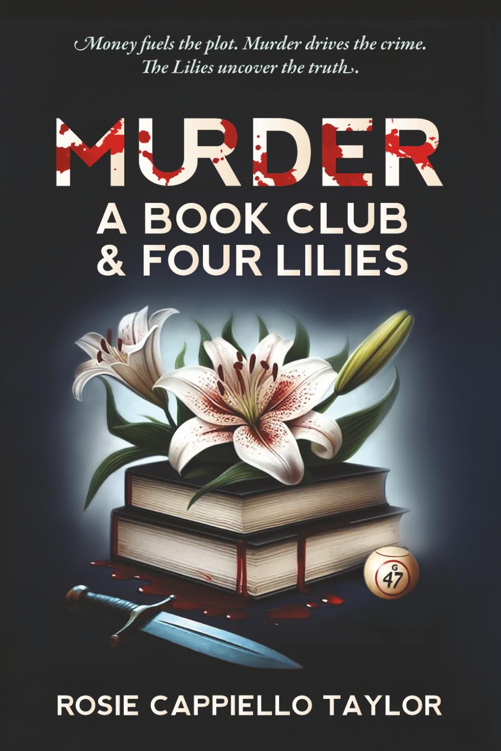 Murder, a Book Club & Four Lilies — used book cover