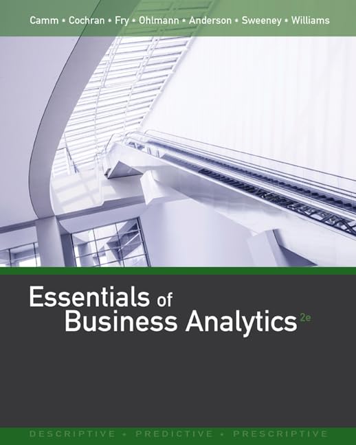 Essentials of Business Analytics — used book cover