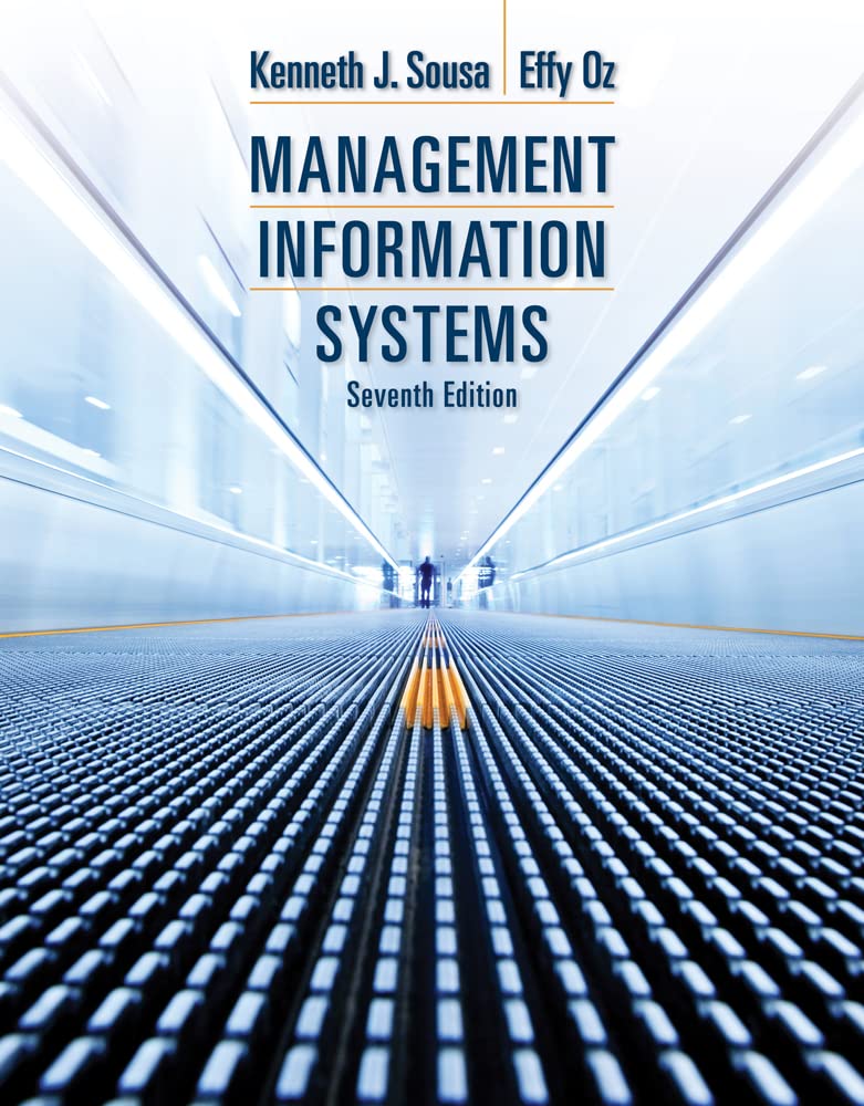 Management Information Systems — used book cover