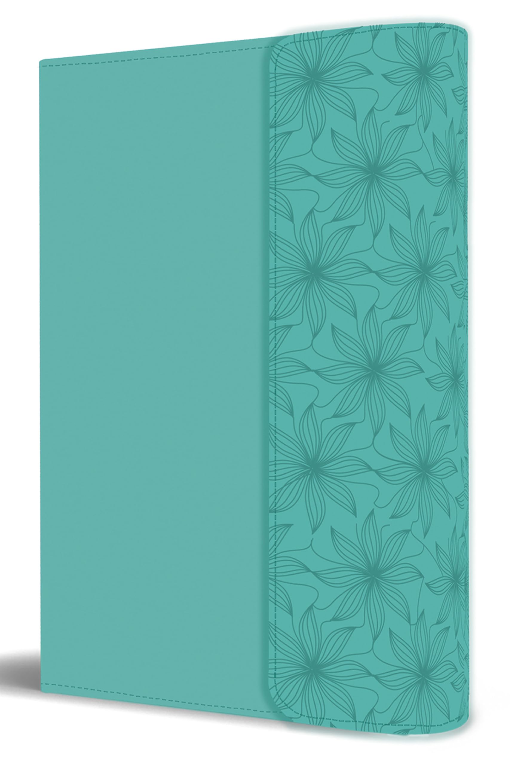 Biblia RVR 1960 tamaño manual, símil piel aquamarina con solapa e imán / Spanish Bible RVR 1960 Handy Size Large Print Leathersoft with magnet — used book cover