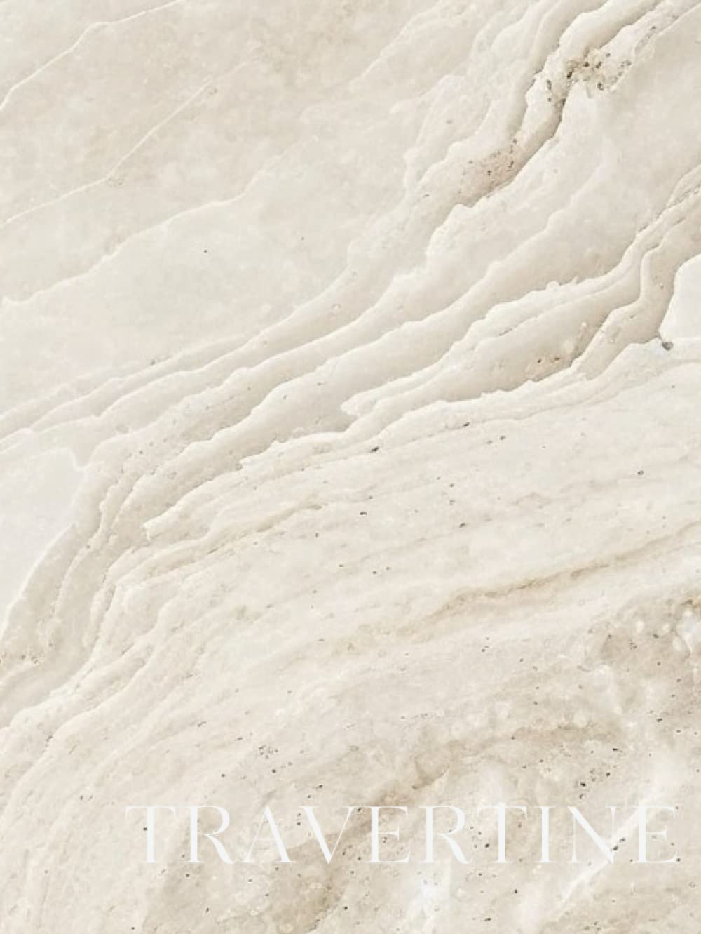 Travertine: Decorative Hardcover Coffee Table Styling Book (Earthy Tones)