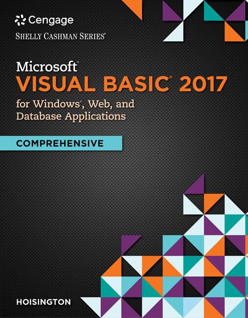 Microsoft Visual Basic 2017 for Windows, Web, and Database Applications — used book cover