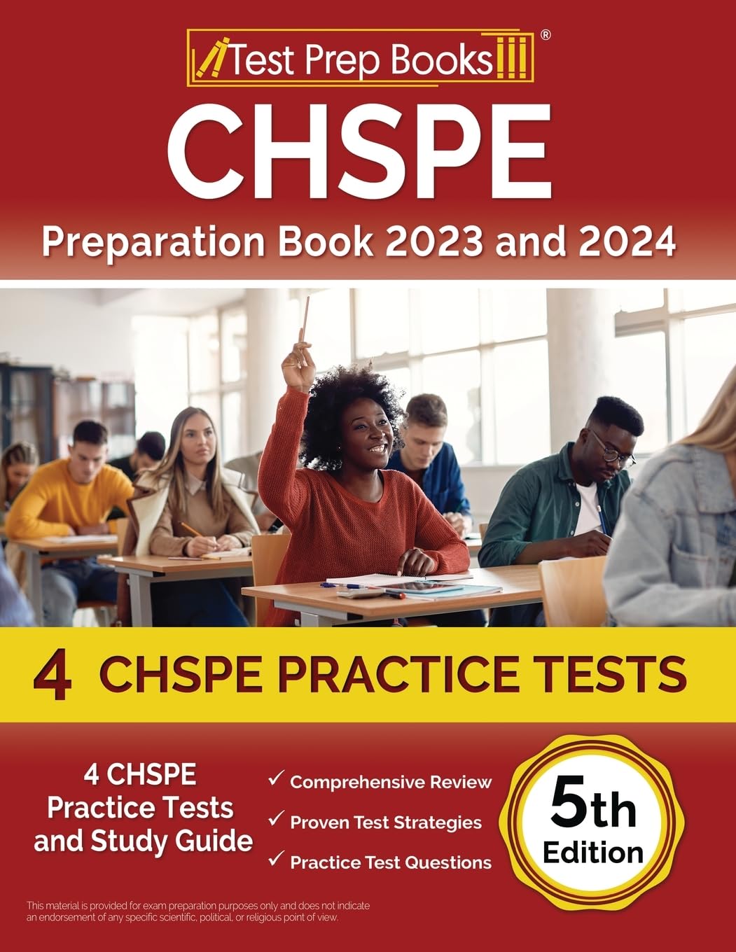 CHSPE Preparation Book 2024 and 2025 — used book cover