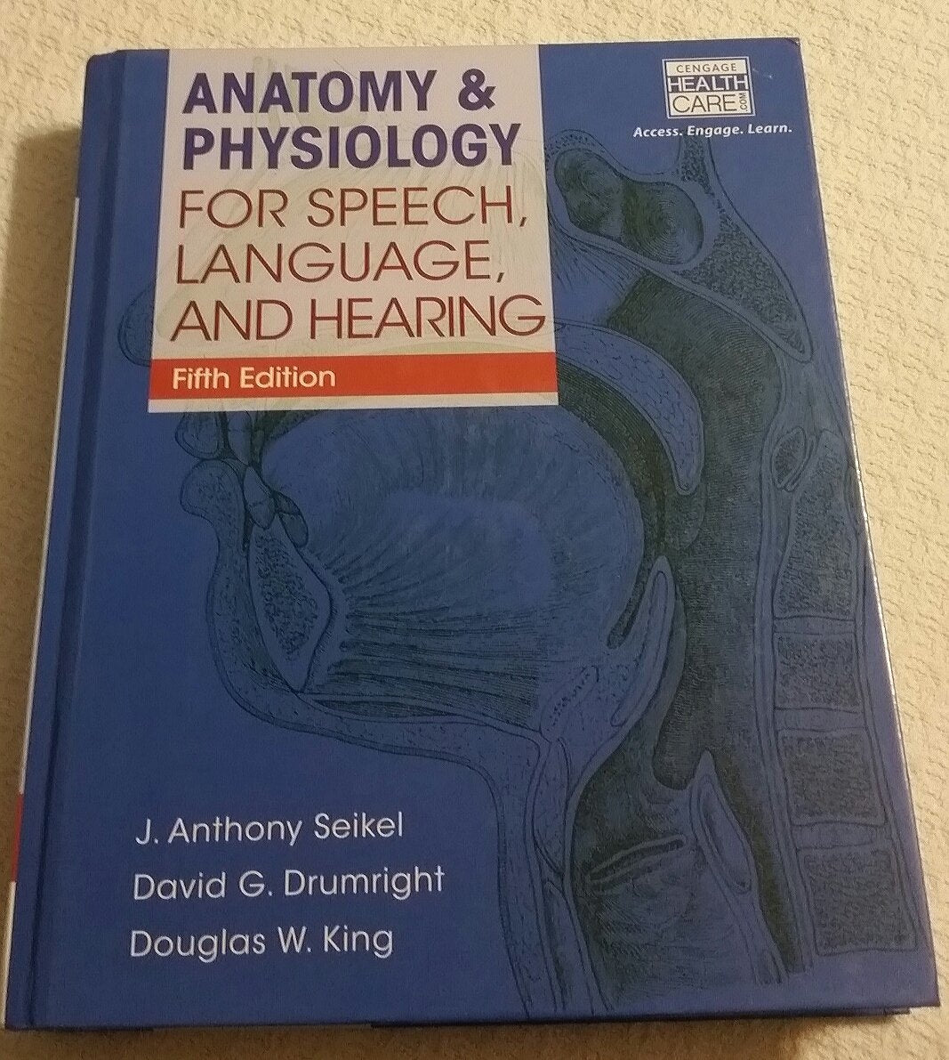 Anatomy & Physiology for Speech, Language, and Hearing, 5th — used book cover
