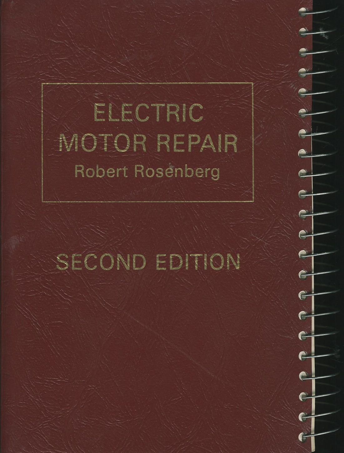 Electric Motor Repair — used book cover