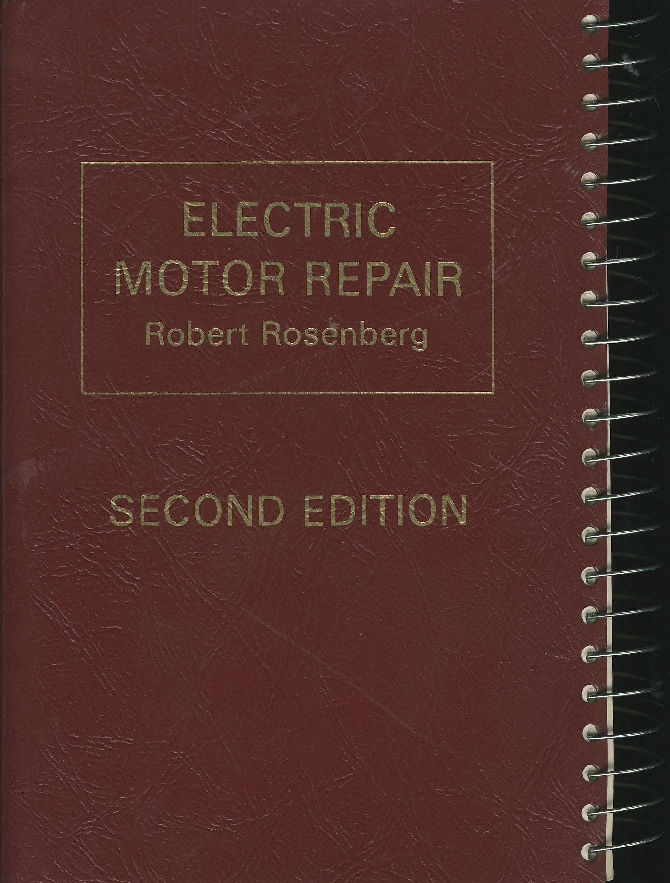Electric Motor Repair — used book cover