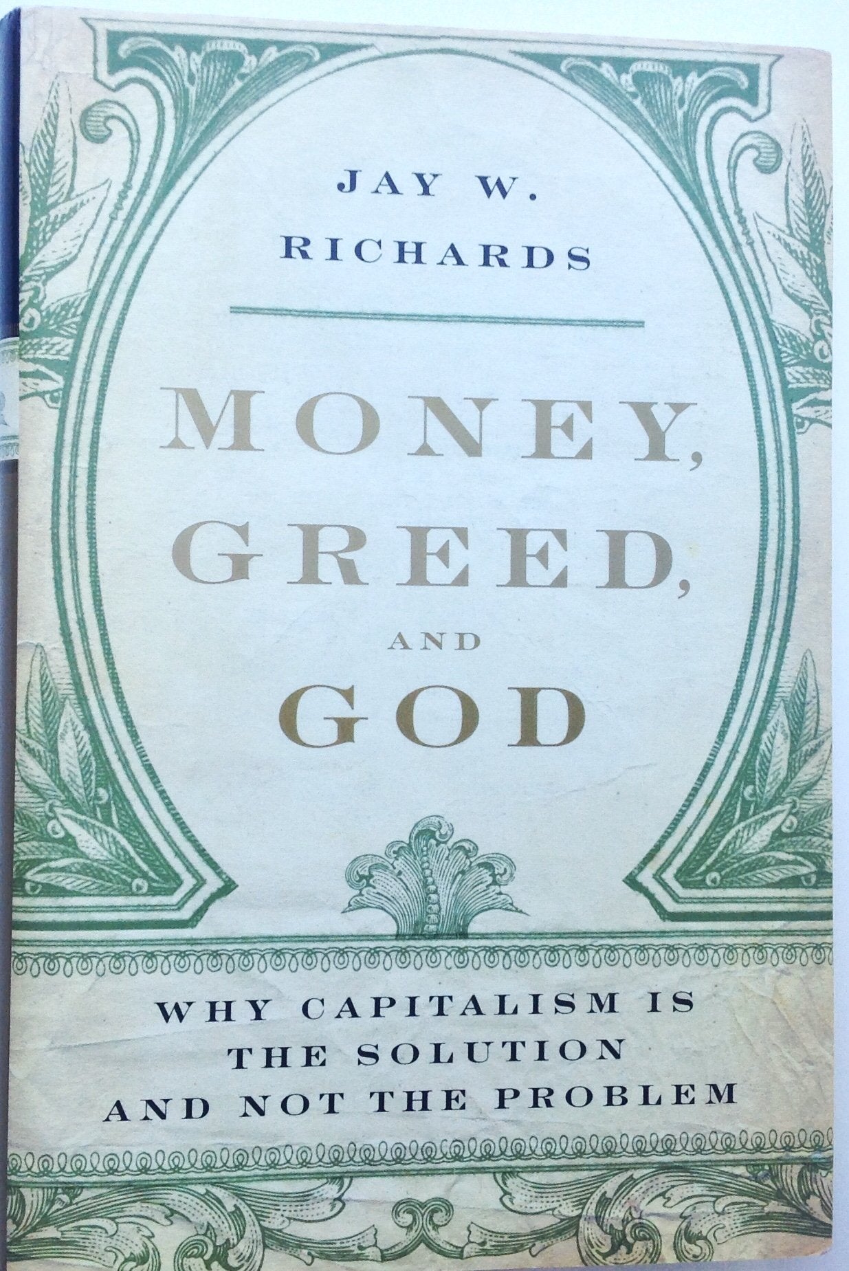 Money, Greed, and God — used book cover