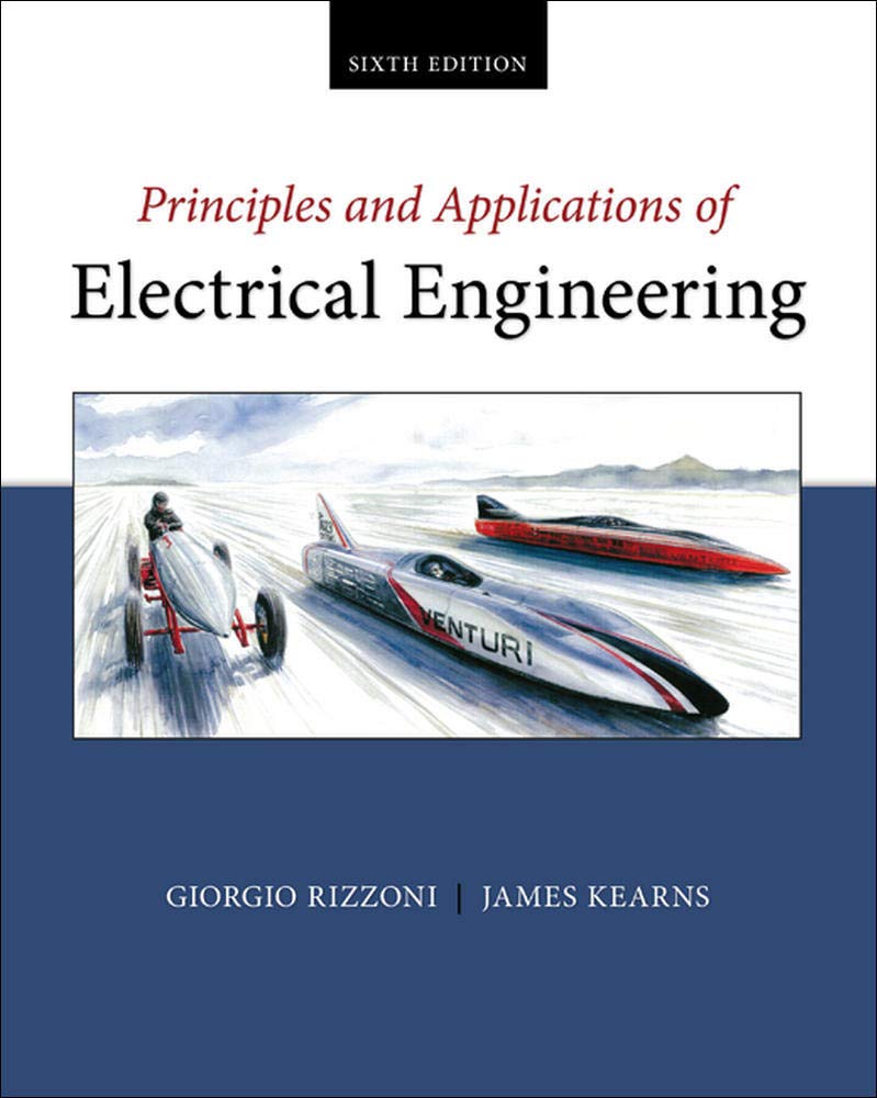Principles and Applications of Electrical Engineering — used book cover