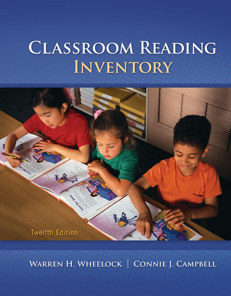 Classroom Reading Inventory — used book cover