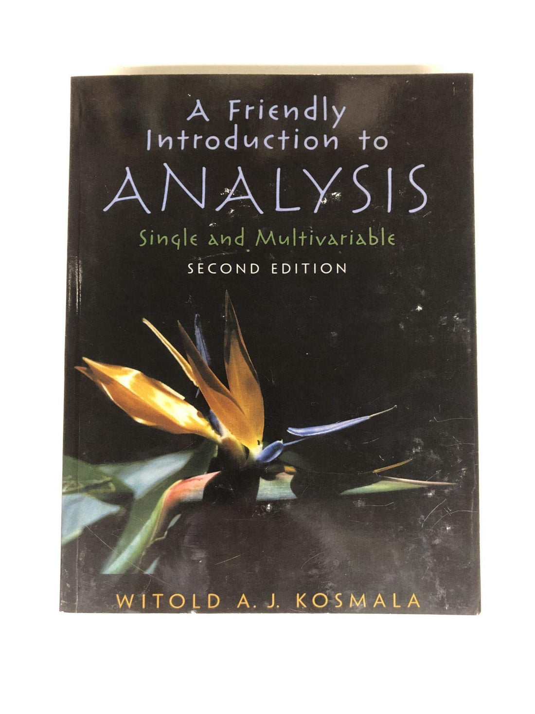 A Friendly Introduction to Analysis — used book cover