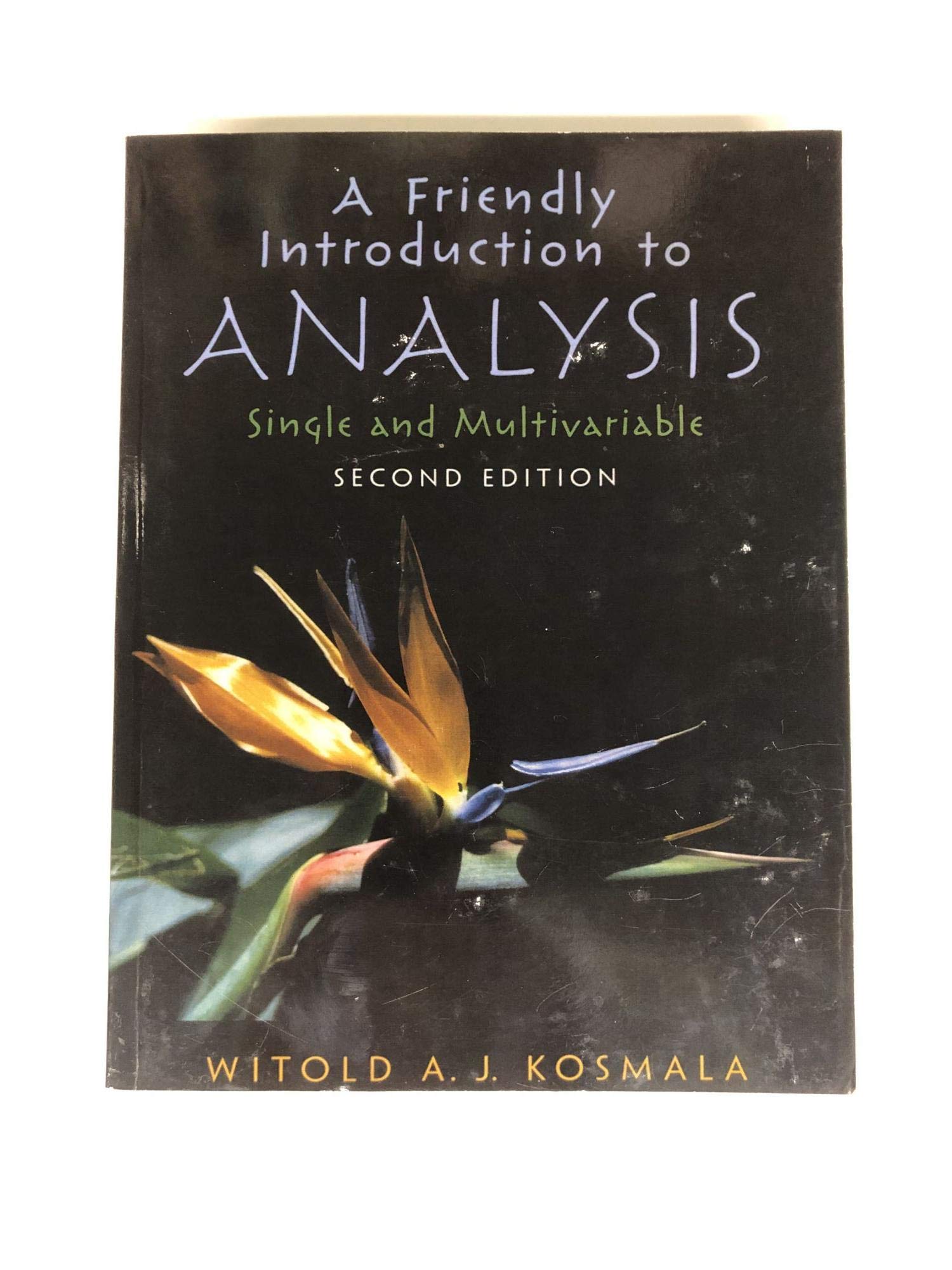 A Friendly Introduction to Analysis — used book cover