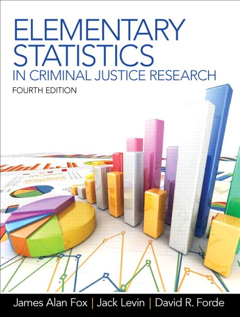 Elementary Statistics in Criminal Justice Research — used book cover
