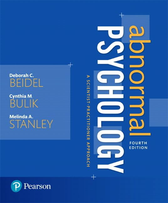 Abnormal Psychology: A Scientist-Practitioner Approach — used book cover