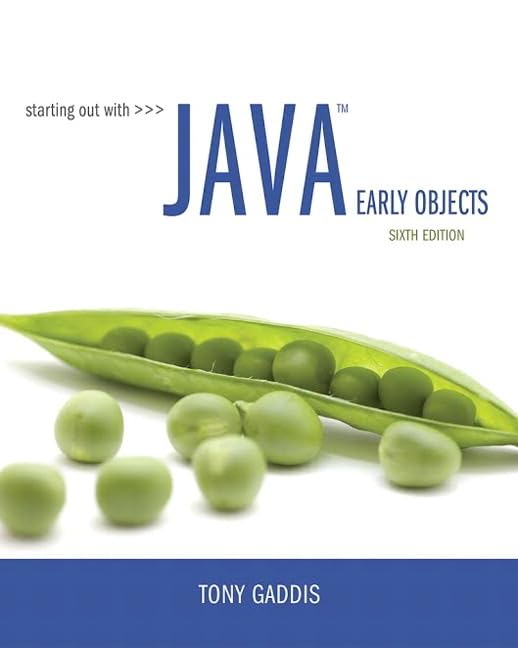 Starting Out with Java — used book cover