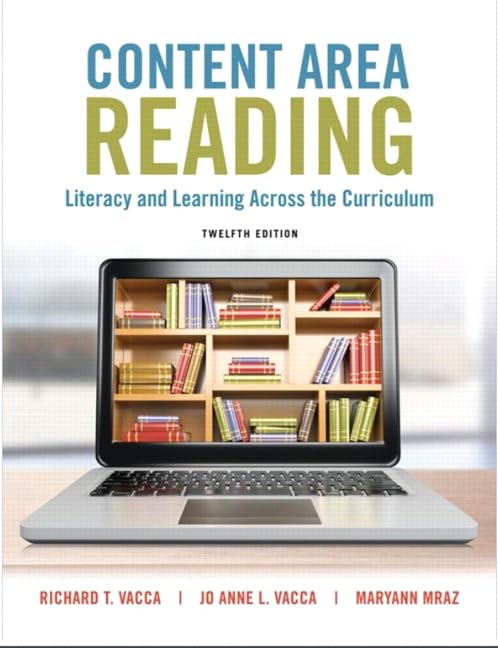 Content Area Reading — used book cover