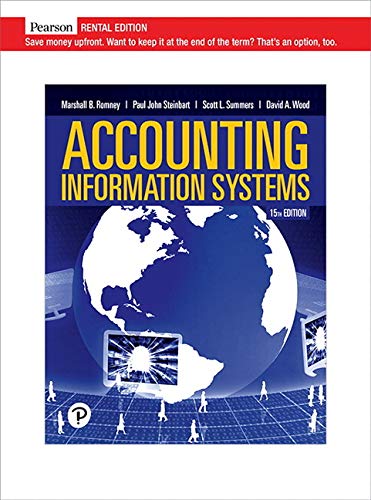 Accounting Information Systems [RENTAL EDITION] — used book cover