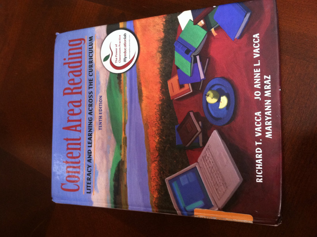 Content Area Reading — used book cover