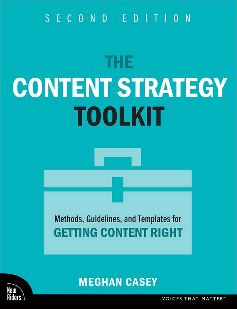 The Content Strategy Toolkit — used book cover