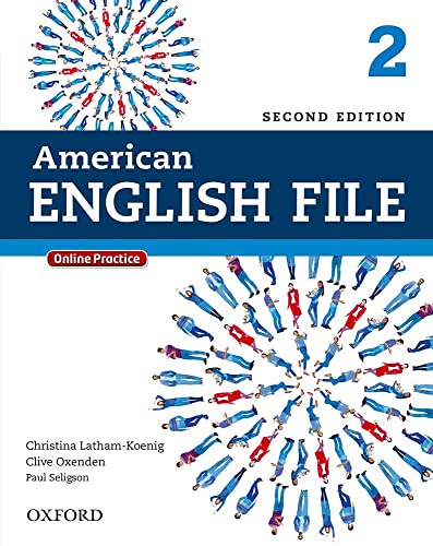 American English File 2E 2 Studentbook — used book cover