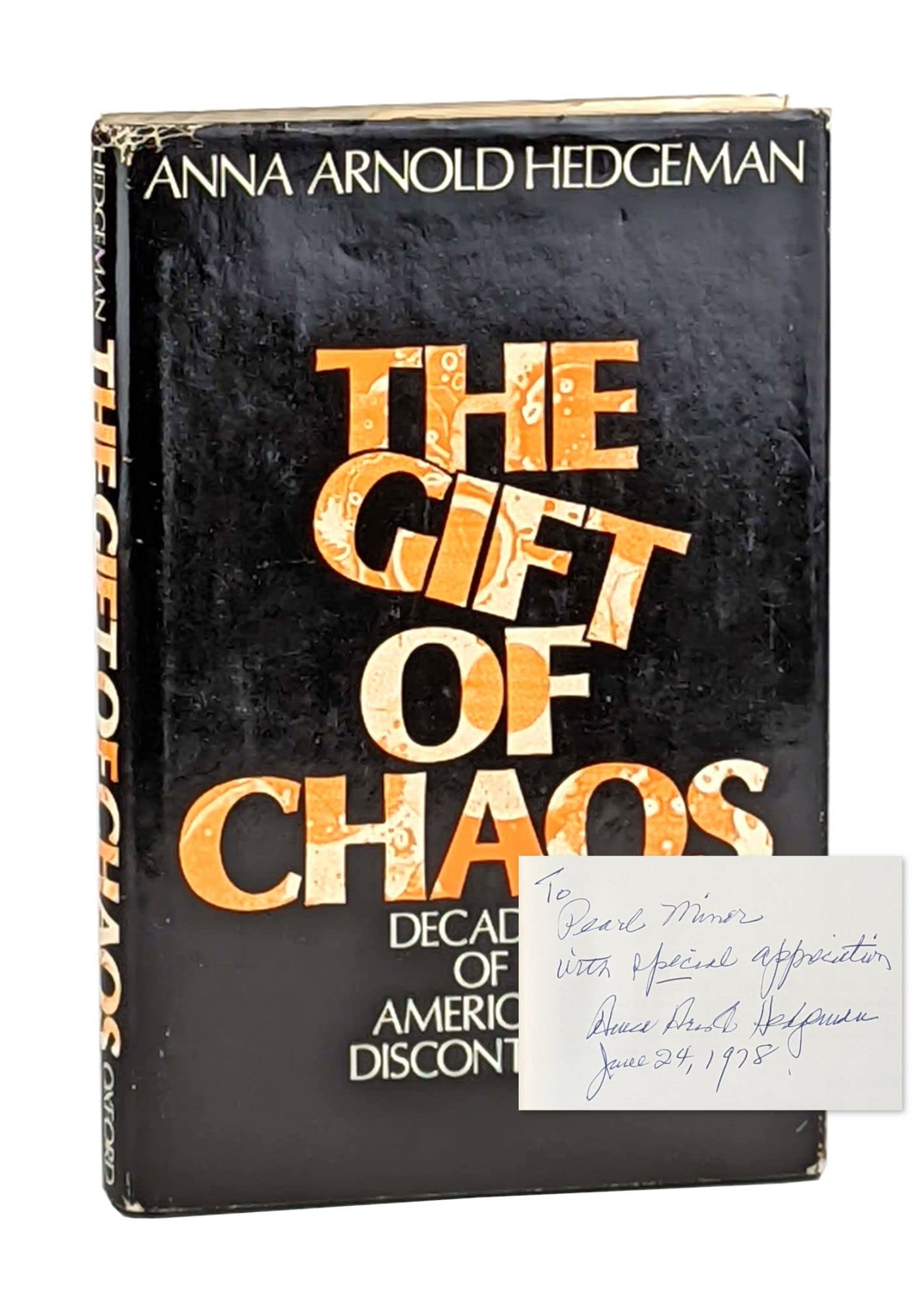 Gift of Chaos — used book cover