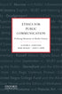 Ethics for Public Communication — used book cover