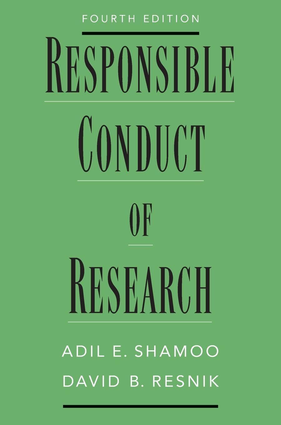 Responsible Conduct of Research