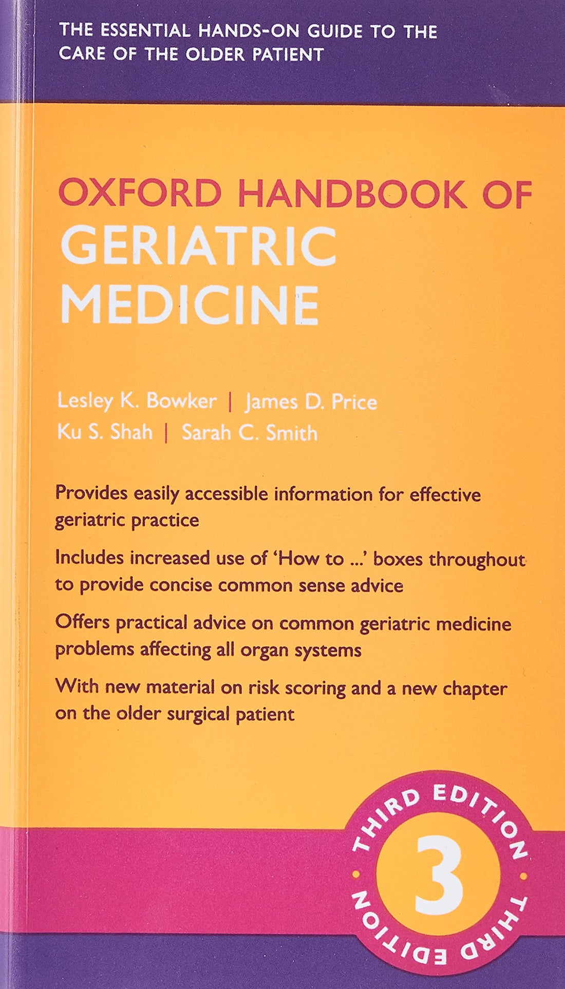 Oxford Handbook of Geriatric Medicine 3e (Oxford Medical Handbooks)