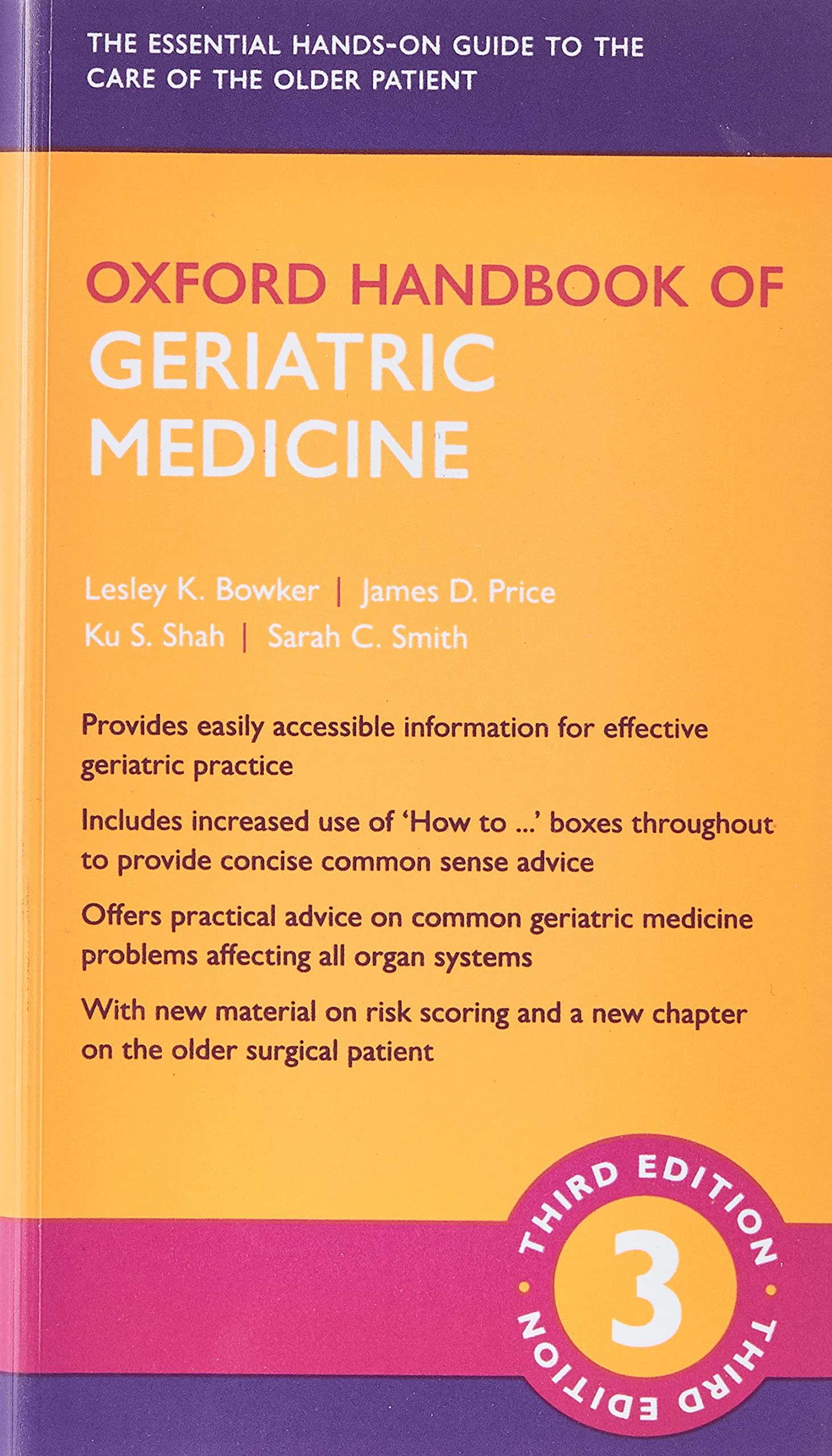 Oxford Handbook of Geriatric Medicine 3e (Oxford Medical Handbooks)