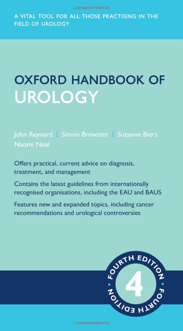 Oxford Handbook of Urology — used book cover