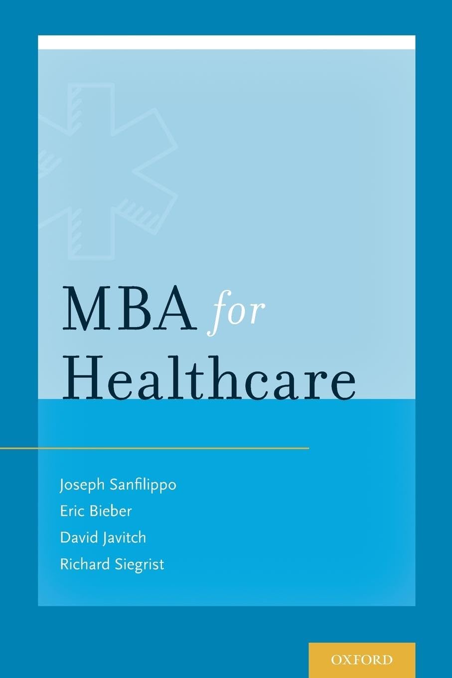 MBA for Healthcare — used book cover