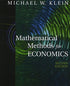 Mathematical Methods for Economics — used book cover