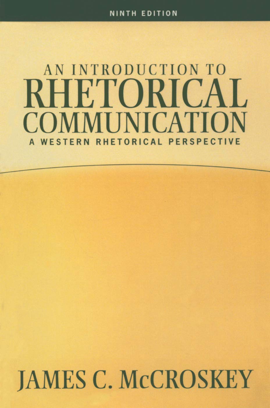 Introduction to Rhetorical Communication — used book cover