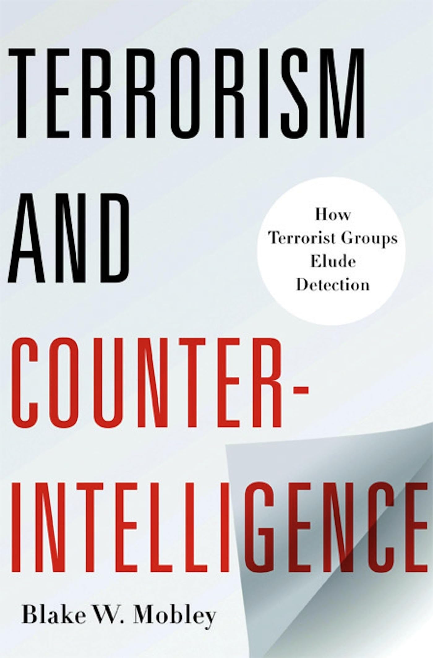 Terrorism and Counterintelligence — used book cover