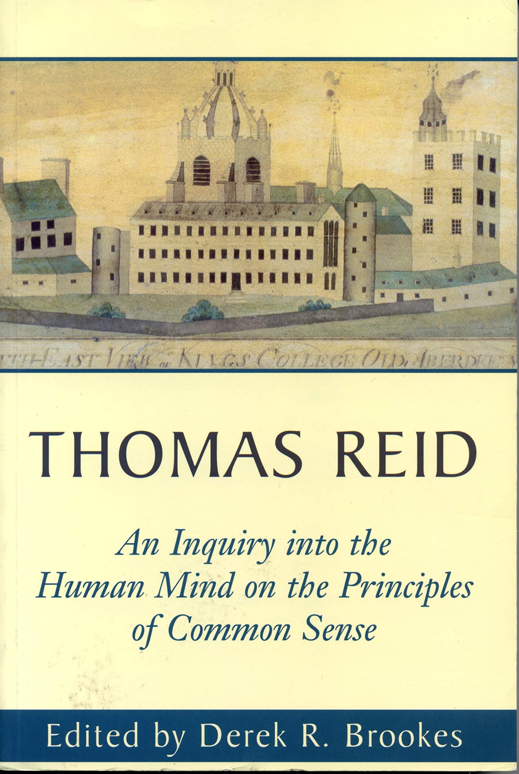 An Inquiry into the Human Mind on the Principles of Common Sense — used book cover