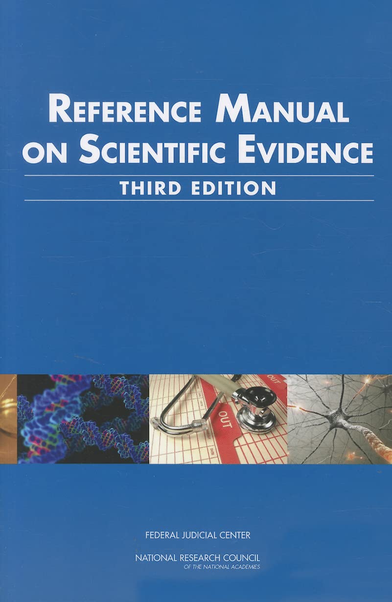 Reference Manual on Scientific Evidence — used book cover