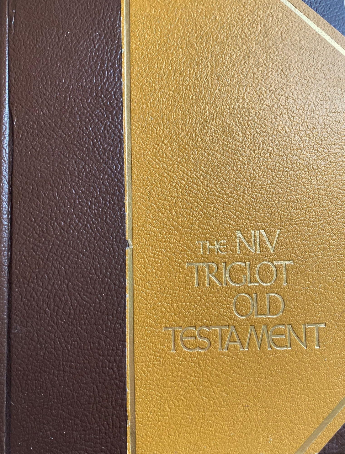 The NIV Triglot Old Testament — used book cover
