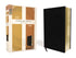 KJV, Amplified, Parallel Bible, Large Print, Bonded Leather, Black, Red Letter — used book cover