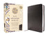 NIV Application Bible, European Bonded Leather, Black, Red Letter, Comfort Print — used book cover