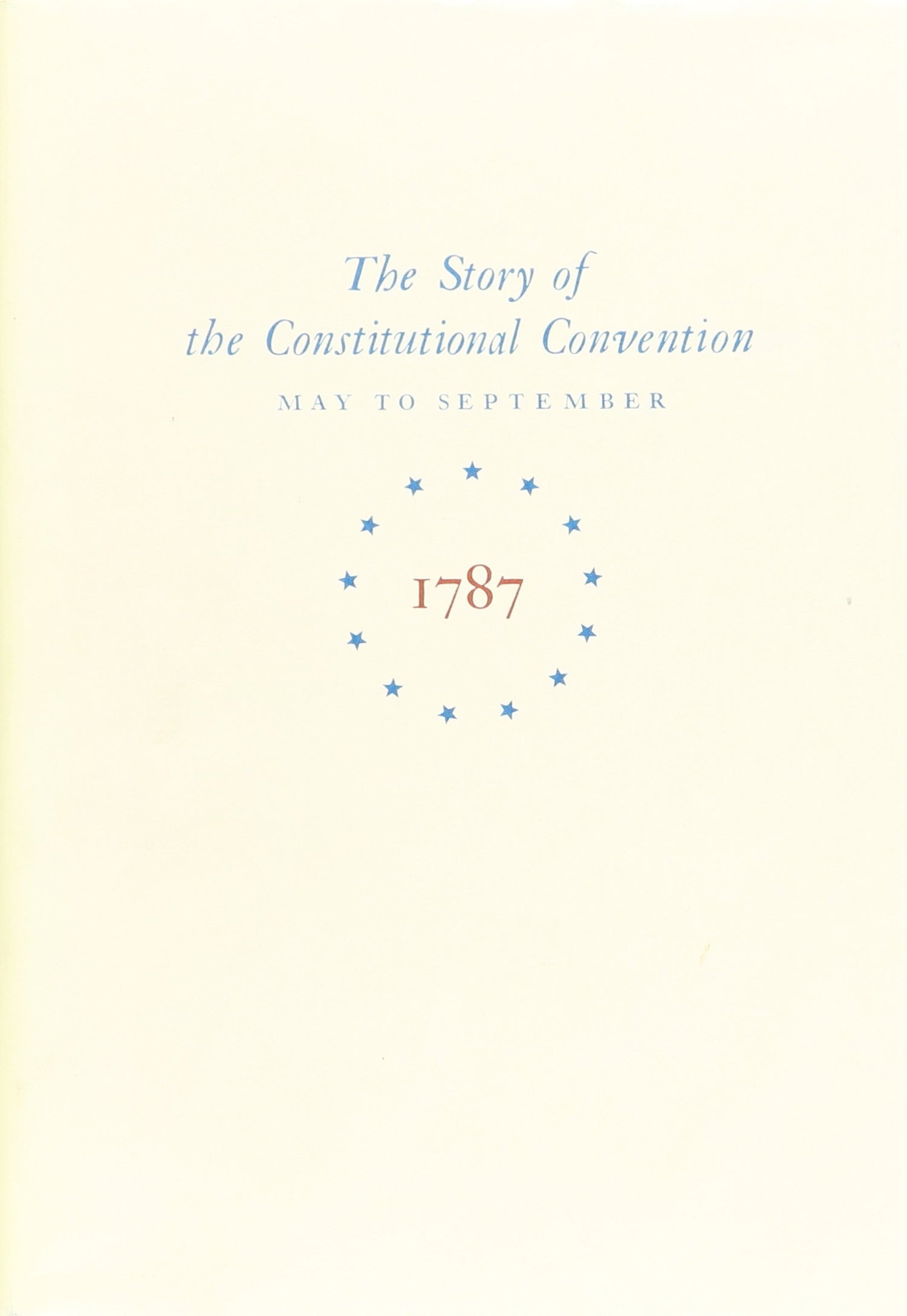 Miracle at Philadelphia — used book cover