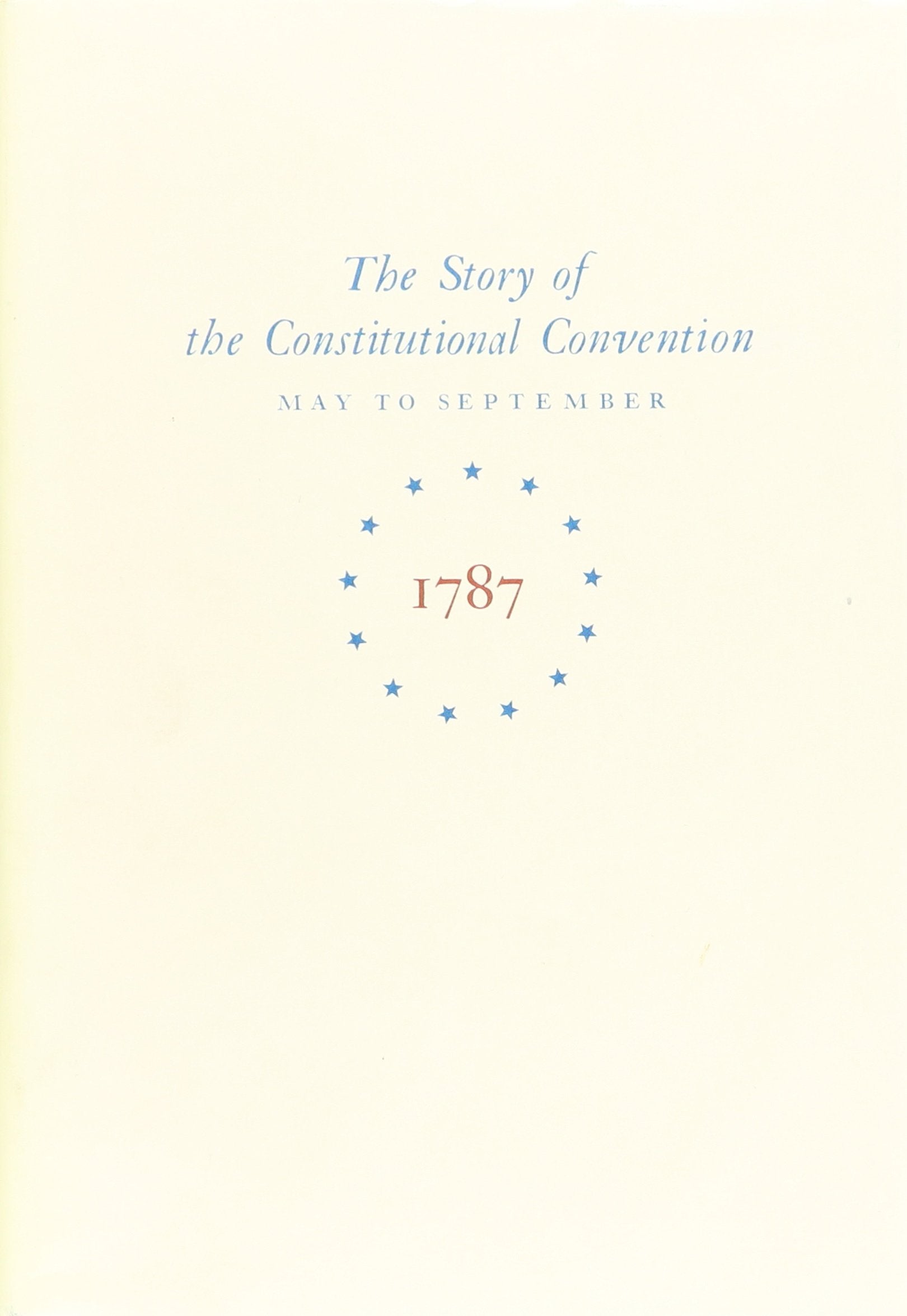 Miracle at Philadelphia — used book cover